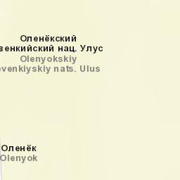 Olenyok Street Map