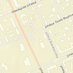 Nar'yan-Mar Street Map
