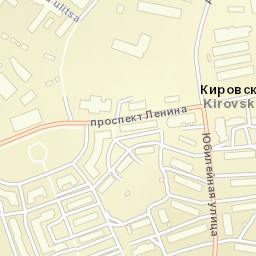 Kirovsk Street Map
