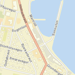 Dalvík Street Map