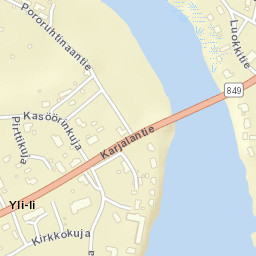 Yli-Ii Street Map