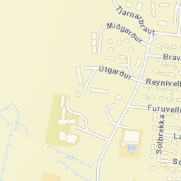 Egilsstaðir Street Map