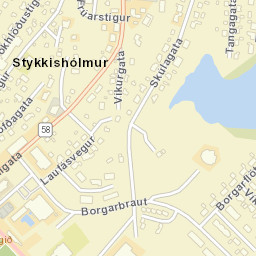 Stykkishólmur Street Map
