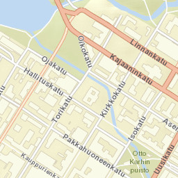 Oulu Street Map