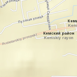 Kem’ Street Map