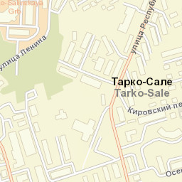 Tarko-Sale Street Map