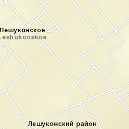 Leshukonskoye Street Map