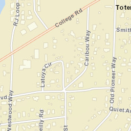 Totem Park Alaska Street Map