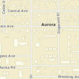 Aurora Alaska Street Map