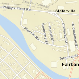 Slaterville Alaska Street Map