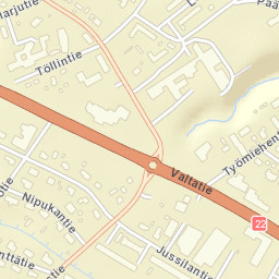 Muhos Street Map
