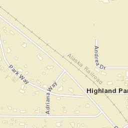 Highland Park Alaska Street Map