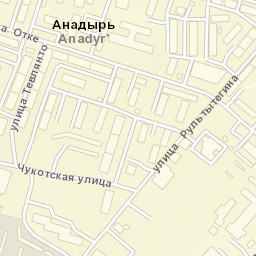 Anadyr Street Map
