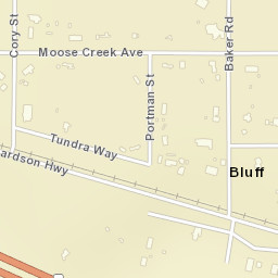 Bluff Alaska Street Map