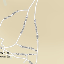 White Mountain Alaska Street Map