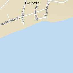 Golovin Alaska Street Map