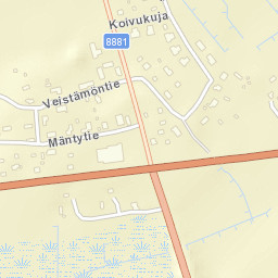 Ristijärvi Street Map