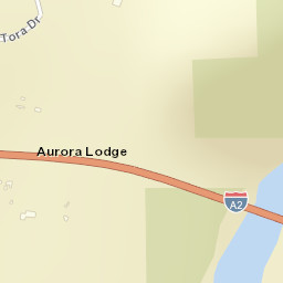 Aurora Lodge Alaska Street Map