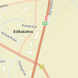 Pulkkila Street Map
