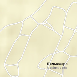 Ledmozero Street Map