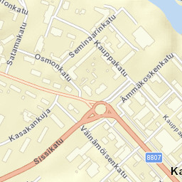 Kajaani Street Map
