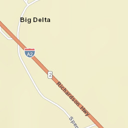 Big Delta Alaska Street Map
