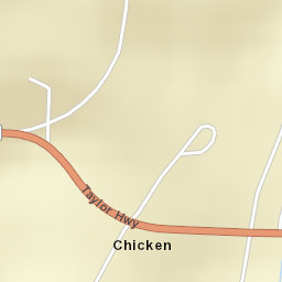 Chicken Alaska Street Map