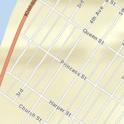 Dawson City Street Map