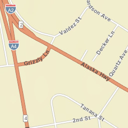 Delta Junction Alaska Street Map