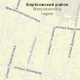 Berëzovo Street Map