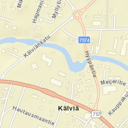 Kälviä Street Map