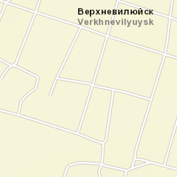 Verkhnevilyuysk Street Map