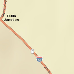 Tetlin Junction Alaska Street Map