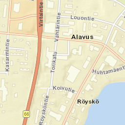 Alavus Street Map