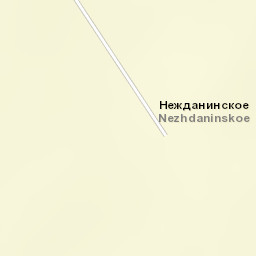 Nezhdaninskoe Street Map