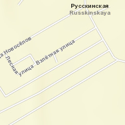 Russkinskiye Street Map