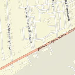 Nyagan Street Map