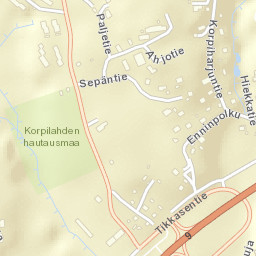 Korpilahti Street Map