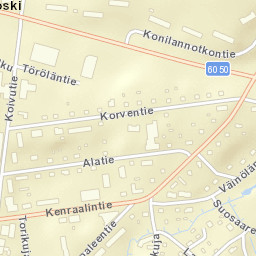 Jämsänkoski Street Map