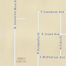 Sutton Alaska Street Map