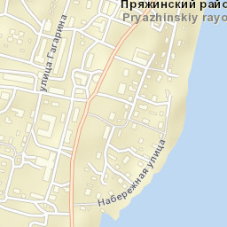 Pryazha Street Map
