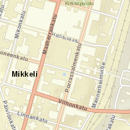 Mikkeli Street Map
