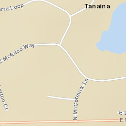 Tanaina Alaska Street Map