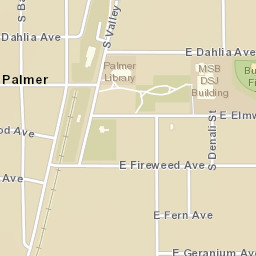Palmer Alaska Street Map