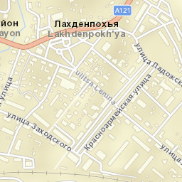 Lakhdenpokh’ya Street Map