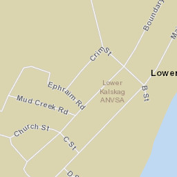 Lower Kalskag Alaska Street Map
