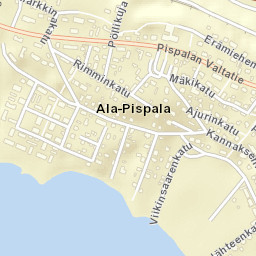 Pispala Street Map