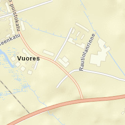 Vuores Street Map
