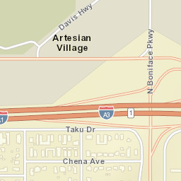 Artesian Village Alaska Street Map