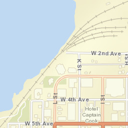 Anchorage, Alaska Street Map